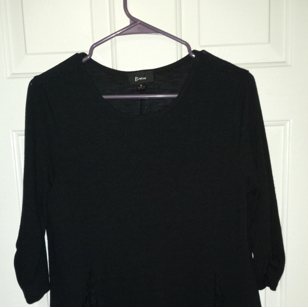 B Wear Black lace blouse